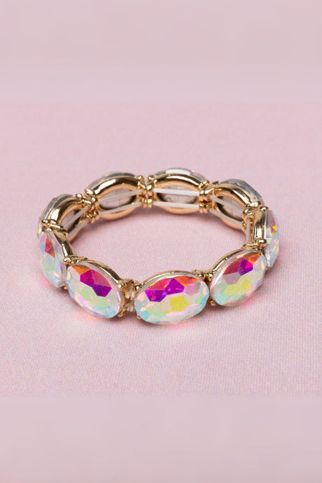 Boutique Chic Aurora Borealis Gem Bracelet