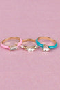 Boutique Chic Crystal Cool Rings (Small)