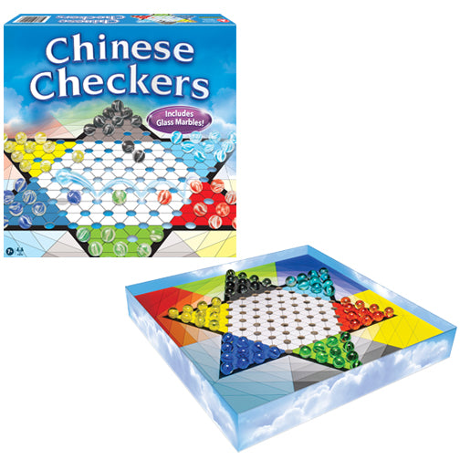 Chinese Checkers with Glass Mar