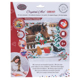 Crystal Art Card Kit Christmas Friendship