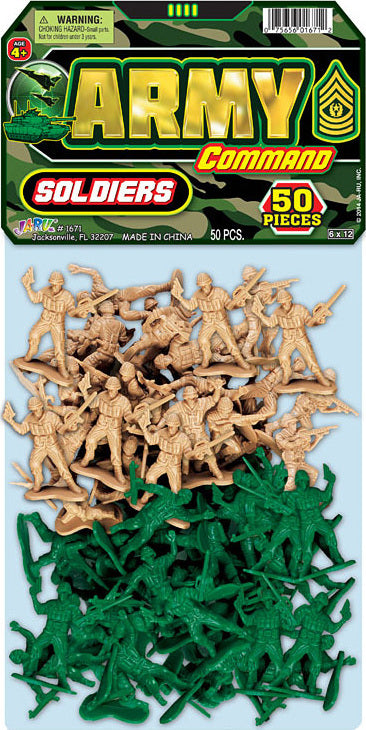 ARMY COMMAND SOLDIER 50PC - Toy Box Michigan