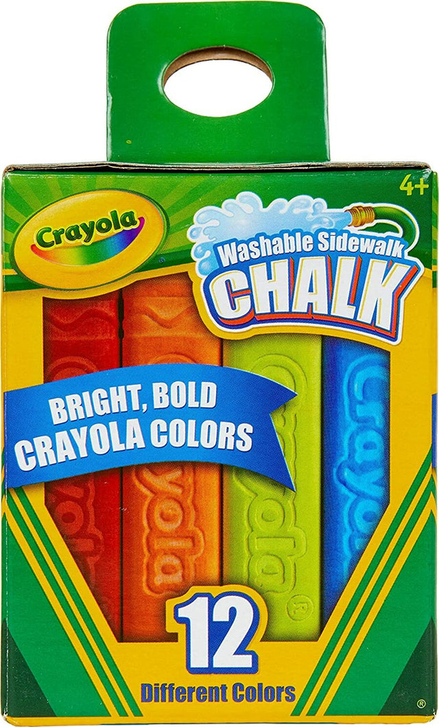 12 Ct. Washable Sidewalk Chalk
