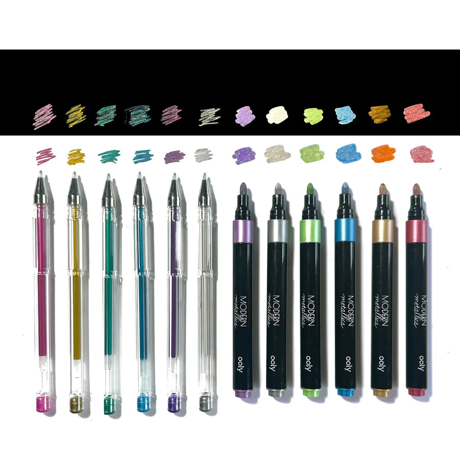 Modern Metallics DIY Sketchbook Kit