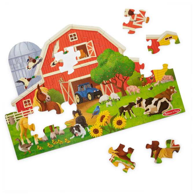 32 pc Busy Barn Floor Puzzle