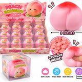 Crunchy Peach Squishy 3"