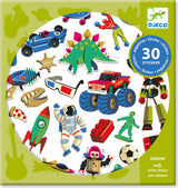 Pg Stickers Retro Toys