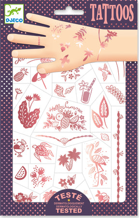 Djeco Hello Summer Temporary Tattoos