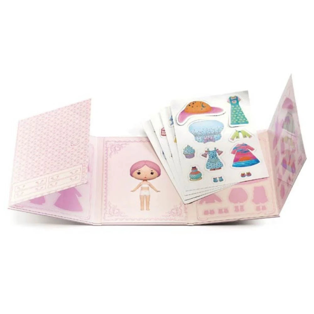 Tinyly Miss Lilypink Dress up Removable Stickers