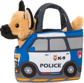 Police Car Pet Sak w/ German Shepherd