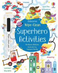 Superhero Activities Wipe Clean