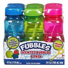 Fubbles Scented Bubble 4oz 6 pk - Toy Box Michigan