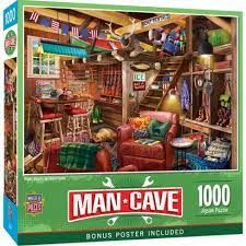 1000 pc Man Cave Fish Hunt Hibernate