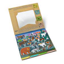 Park Animals Reusable Stickers
