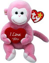 Cherub Pink Monkey Beanie Baby