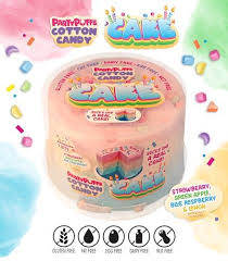 Cotton Candy Cake Party Puff