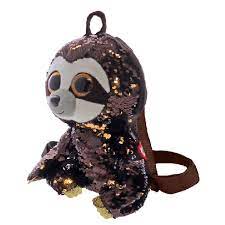 Fashion Dangler Sloth Sequin Back Pack