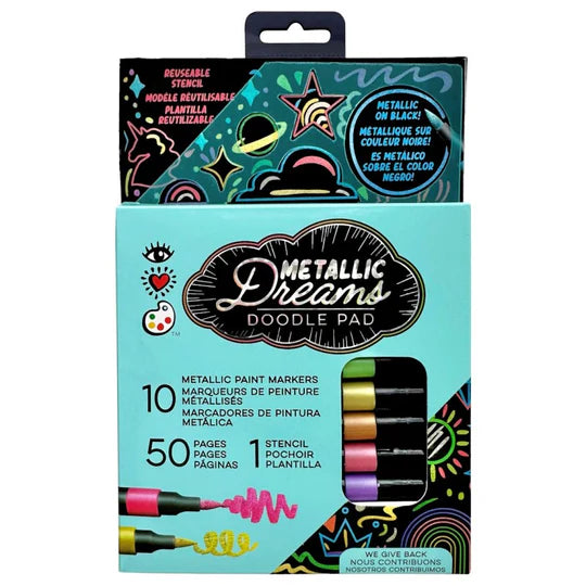 Metallic Dreams Doodle Pad