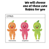 Sugar Swaps Onesies Baby Fruit Citrus