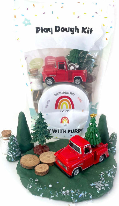 Tree Farm Sensory Play Dough Play Kit