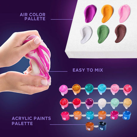 OKTO Air-Dry Clay 3D Painting Kit - Kit Hummingbirds (11.8 x 15.7 in)