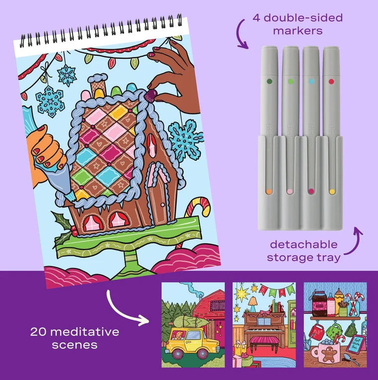 FlowArt Dot Color to Reveal Home for the Holidays Scented