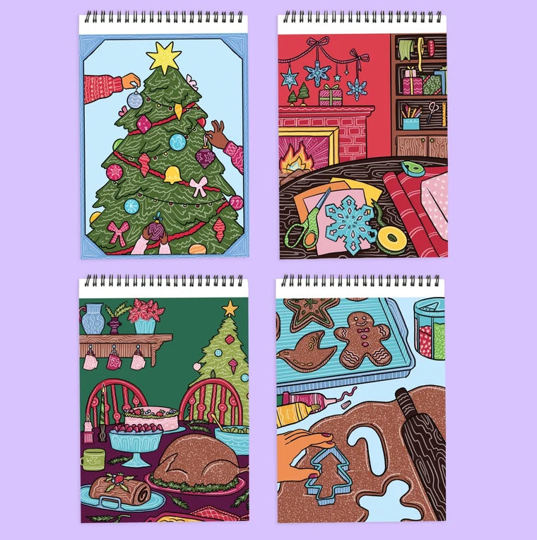 FlowArt Dot Color to Reveal Home for the Holidays Scented