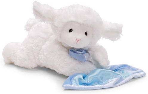 Lena Lamb Sound Toy Blue, 9"