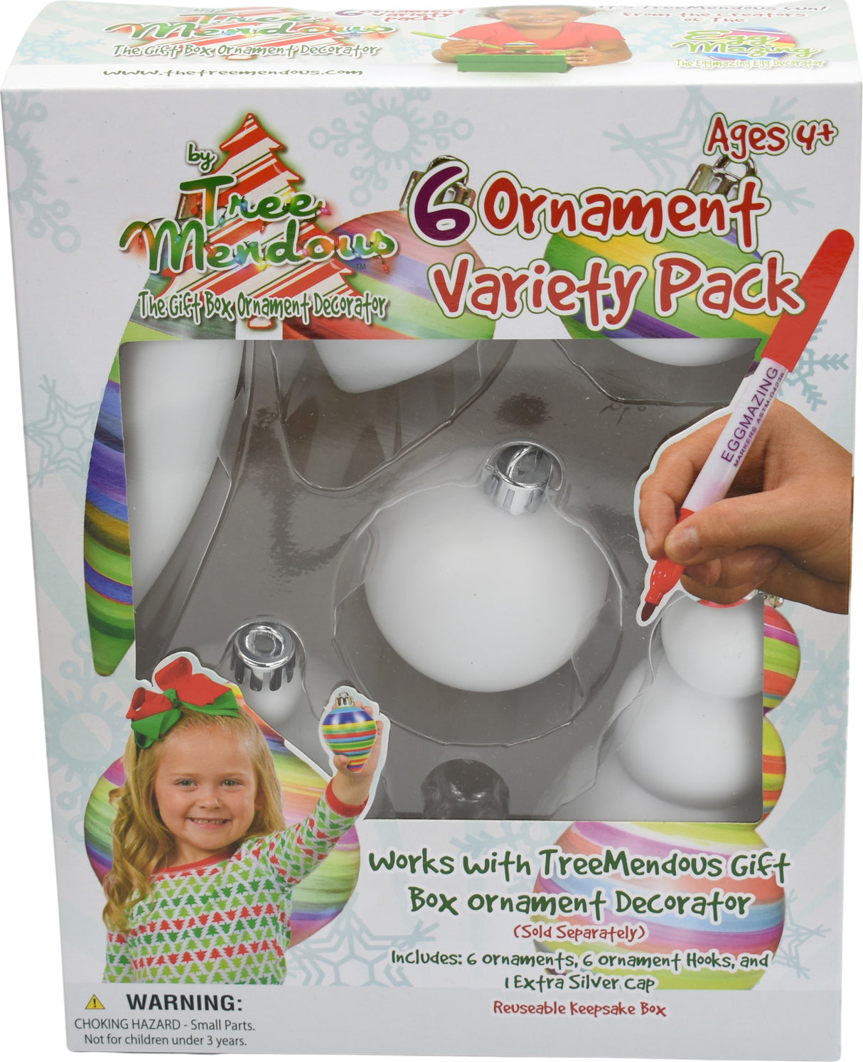 6 Pack Variety Ornament Refill