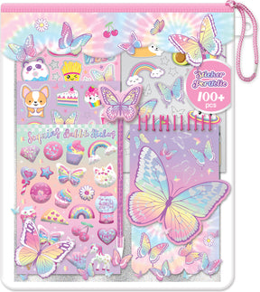 Sticker Portfolio, Tie Dye Butterfly
