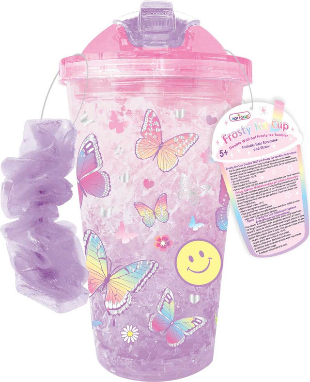 Frosty Ice Cup, Tie Dye Butterfly (12 FL oz/360 mL)