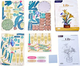 3D Flower Puzzle Lily Bloom Set