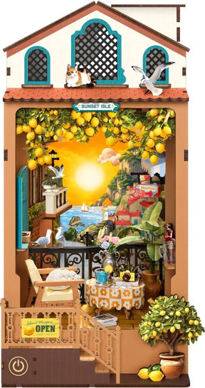 Sunset Isle DIY Book Nook