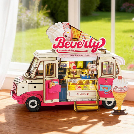 Beverly's Ice Cream Truck 3D Wood Puzzle