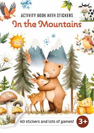 In the Mountains Activity Book with Stickers