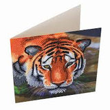 Crystal Art Card Kit Tiger