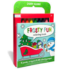 Carry Along Coloring Book Set Frosty Fun
