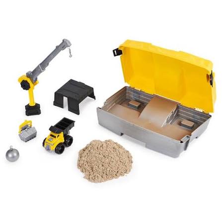 Kinetic Sand Construction Site Box