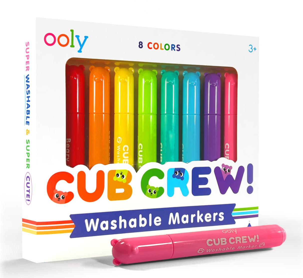 Cub Crew Washable Markers - Set of 8