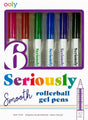 Seriously Smooth Rollerball Gel Pens - Set of 6