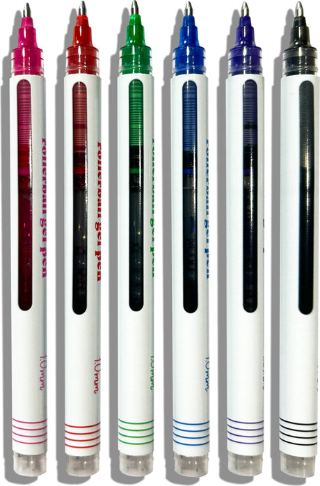 Seriously Smooth Rollerball Gel Pens - Set of 6