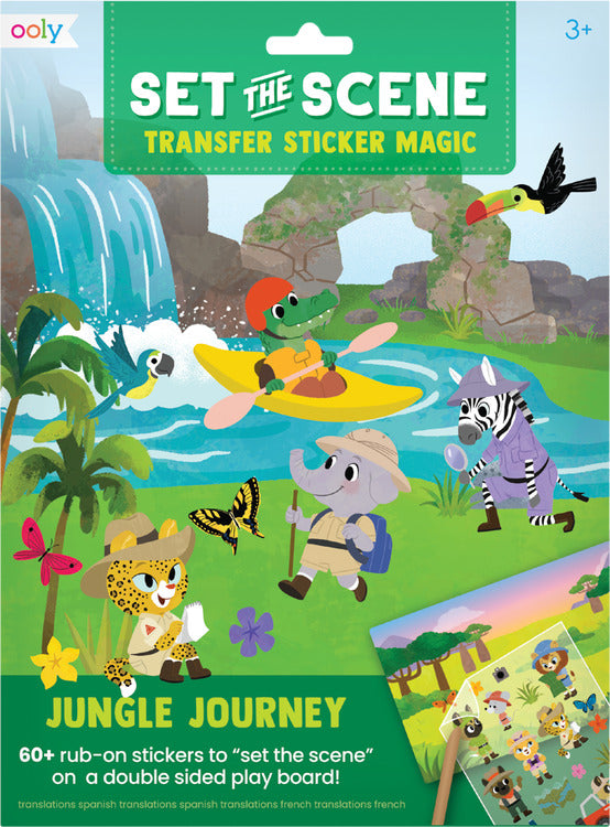 Set the Scene Transfer Stickers Magic - Jungle Journey