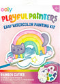 Playful Painters Easy Watercolor Painting Kit - Rainbow Cuties