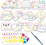 Playful Painters Easy Watercolor Painting Kit - Rainbow Cuties