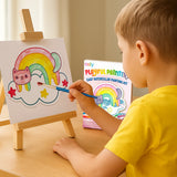 Playful Painters Easy Watercolor Painting Kit - Rainbow Cuties