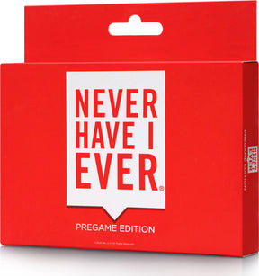 Never Have I Ever Party Card Game: Pregame Edition, Ages 17 And Above