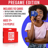 Never Have I Ever Party Card Game: Pregame Edition, Ages 17 And Above