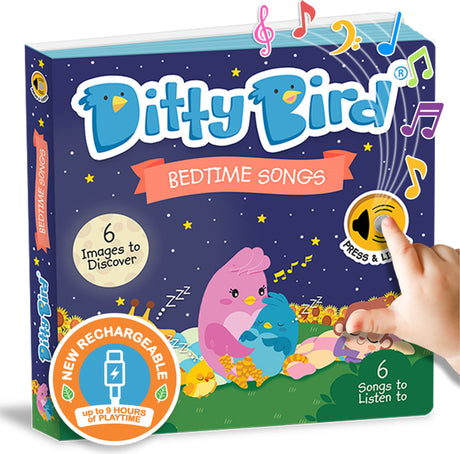 Ditty Bird | Bedtime Songs | Interactive Musical  Book for toddlers 1- 3 | Baby Sound Book | You are my Sunshine