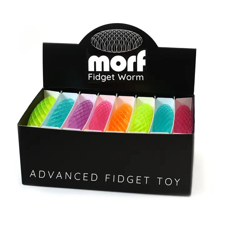 Mini Morf Fidget Worm Multi Colors - Each Sold Seperatly