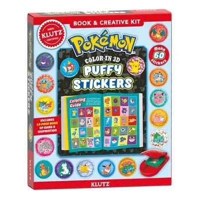 Pokemon 3D Puffy Stickers