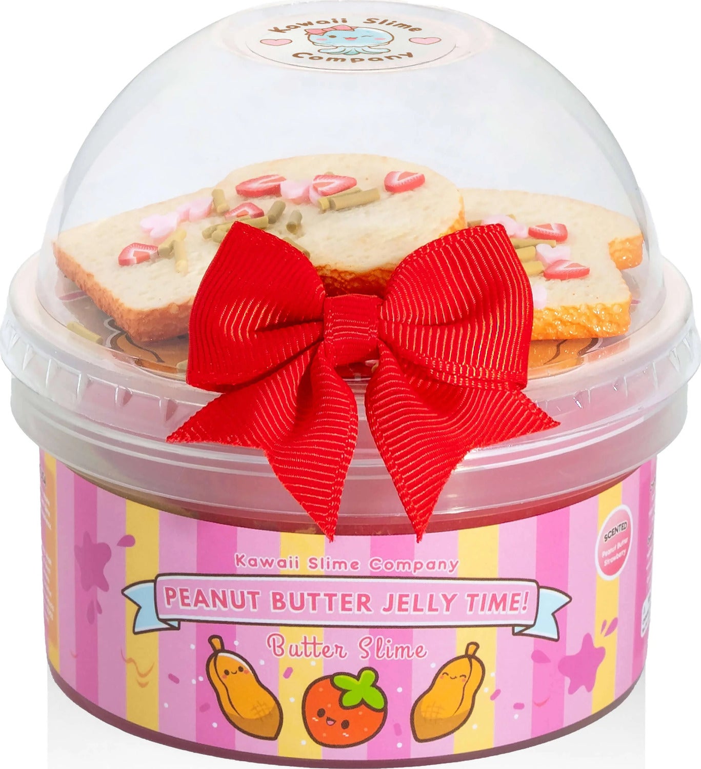 Peanut Butter Jelly Time Strawberry 2 Slimes in 1 - Toy Box Michigan